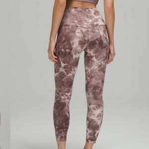 SOLD - Lululemon Align 25 Diamond Dye Mink Berry Lunar Rock Shadow Grey